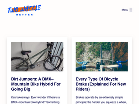 'twowheelsbetter.net' screenshot