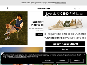 'converse.com.tr' screenshot