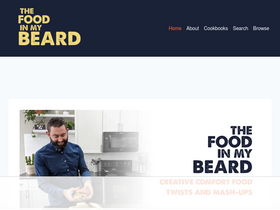 'thefoodinmybeard.com' screenshot