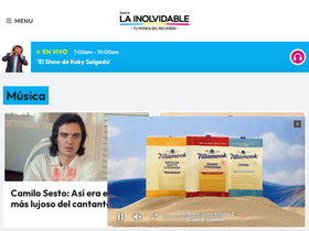 'lainolvidable.pe' screenshot