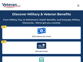 'veteran.com' screenshot
