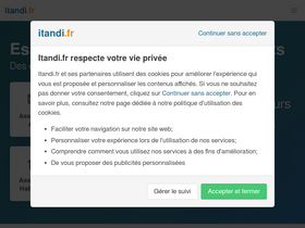 'itandi.fr' screenshot
