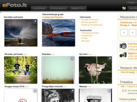 'efoto.lt' screenshot