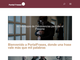 'portalfrases.com' screenshot