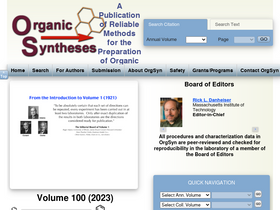 'orgsyn.org' screenshot