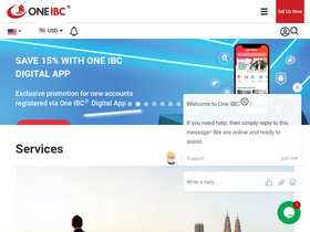 'oneibc.com' screenshot
