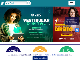'unirg.edu.br' screenshot