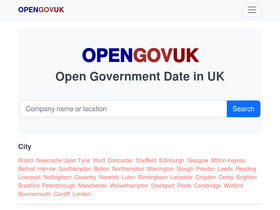 'opengovuk.com' screenshot