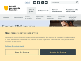 'lautorite.qc.ca' screenshot