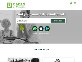 'uclean.in' screenshot