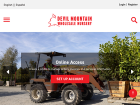 'devilmountainnursery.com' screenshot