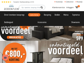 'beddenplein.nl' screenshot