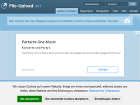 'file-upload.net' screenshot
