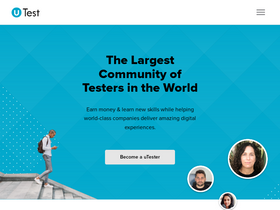 'utest.com' screenshot