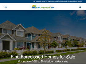 'bankforeclosuressale.com' screenshot