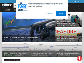 'forex.academy' screenshot
