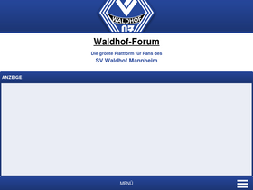 'waldhof-forum.de' screenshot