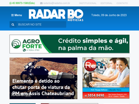 'radarbo.com.br' screenshot