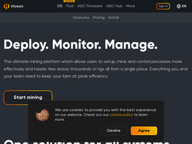 'hiveos.farm' screenshot