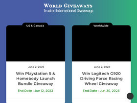 'world-giveaways.com' screenshot
