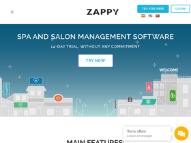 'zappysoftware.com' screenshot