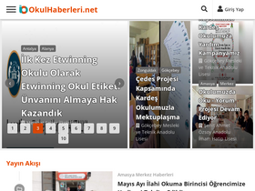 'okulhaberleri.net' screenshot