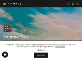 'rituals.cz' screenshot