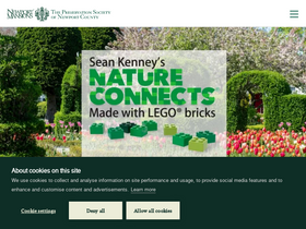 'newportmansions.org' screenshot