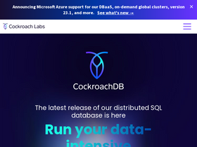 'cockroachlabs.com' screenshot