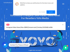 'yoyomedia.in' screenshot