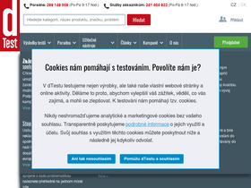 'dtest.cz' screenshot