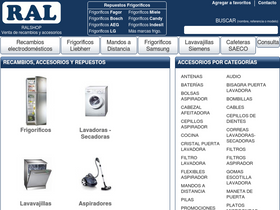 'recambiosyaccesoriosonline.es' screenshot