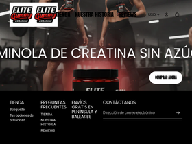 elitegummy.com homepage screenshot