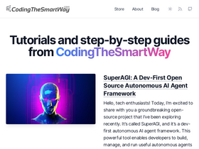 'codingthesmartway.com' screenshot