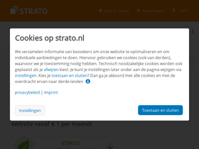 'strato.nl' screenshot