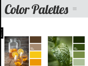 'colorpalettes.net' screenshot