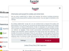 'eucerin.com' screenshot