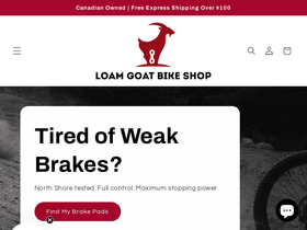 loamgoat.com homepage screenshot