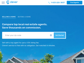 'listwithclever.com' screenshot