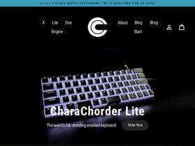 'charachorder.com' screenshot