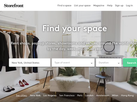 'thestorefront.com' screenshot