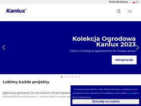 'kanlux.com' screenshot