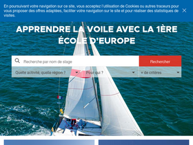 'glenans.asso.fr' screenshot