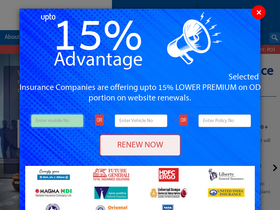 'marutisuzukiinsurance.com' screenshot