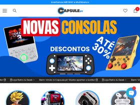 Capsule.pt website screenshot