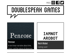'doublespeakgames.com' screenshot