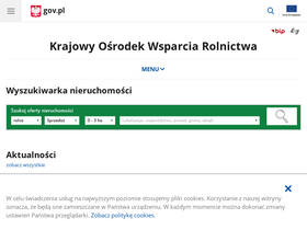 'kowr.gov.pl' screenshot