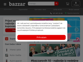 'bazzar.rs' screenshot