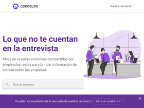 'openqube.io' screenshot
