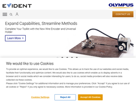 'olympus-ims.com' screenshot